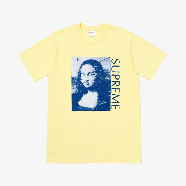 Supreme Tee 'Mona Lisa' Pale Yellow (SS18) - SOLE SERIOUSS (1)