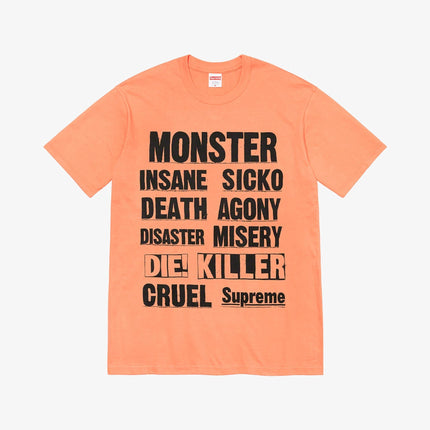 Supreme Tee 'Monster' Peach (FW21) - SOLE SERIOUSS (1)