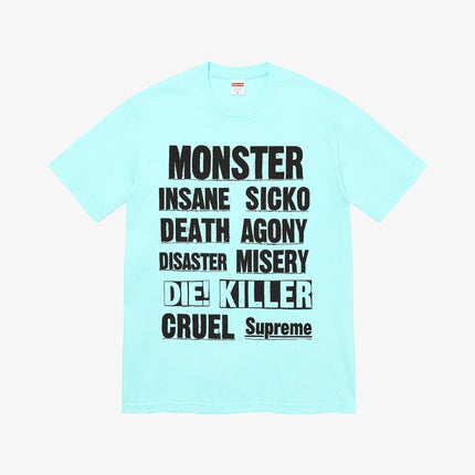 Supreme Tee 'Monster' Turquoise (FW21) - SOLE SERIOUSS (1)