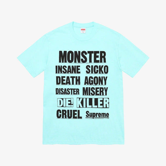 Supreme Tee 'Monster' Turquoise (FW21) - SOLE SERIOUSS (1)