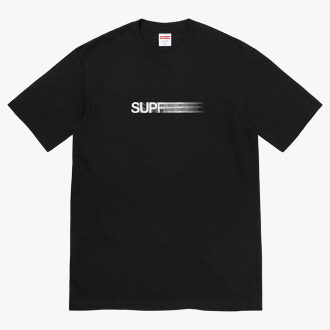 Supreme Tee 'Motion Logo' Black (SS23) - SOLE SERIOUSS (1)