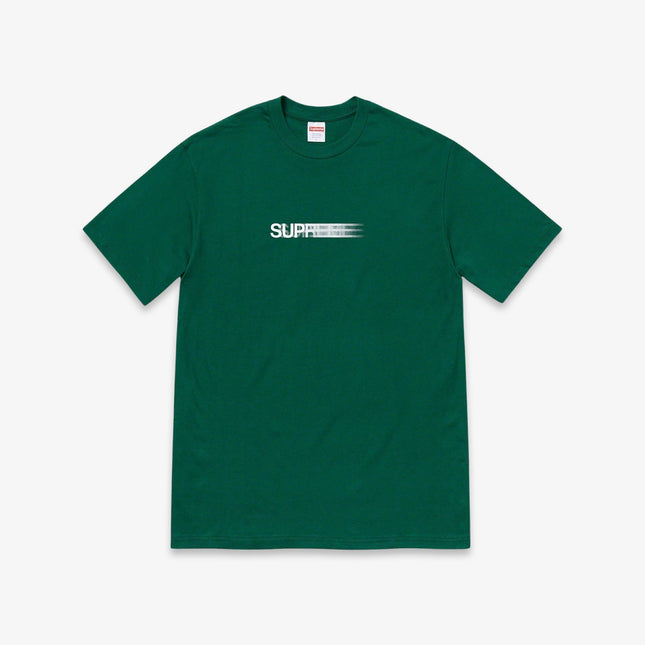 Supreme Tee 'Motion Logo' Dark Green (SS20) - SOLE SERIOUSS (1)