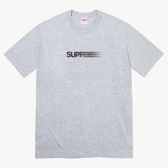 Supreme Tee 'Motion Logo' Heather Grey (SS23) - SOLE SERIOUSS (1)