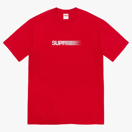 Supreme Tee 'Motion Logo' Red (SS23) - SOLE SERIOUSS (1)