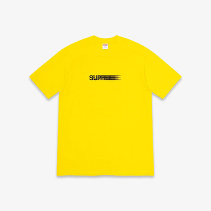 Supreme Tee 'Motion Logo' Yellow (SS20) - SOLE SERIOUSS (1)