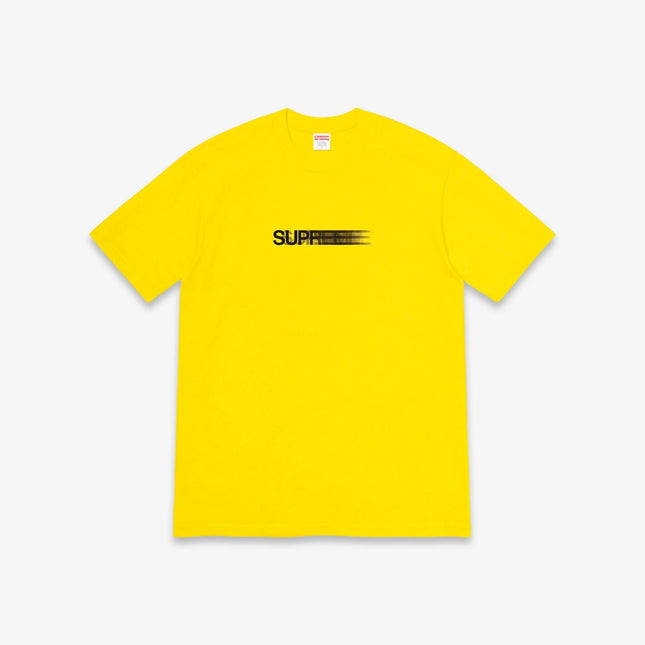 Supreme Tee 'Motion Logo' Yellow (SS20) - SOLE SERIOUSS (1)