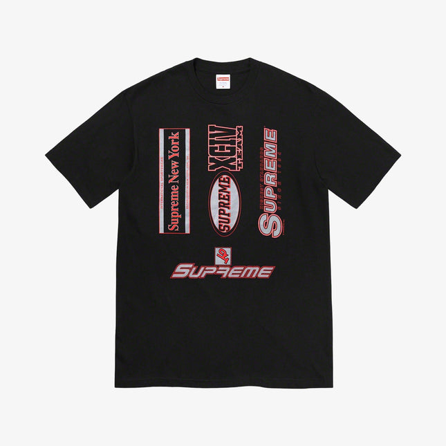 Supreme Tee 'Multi Logo' Black (FW21) - SOLE SERIOUSS (1)