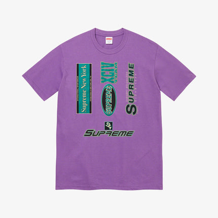 Supreme Tee 'Multi Logo' Purple (FW21) - SOLE SERIOUSS (1)