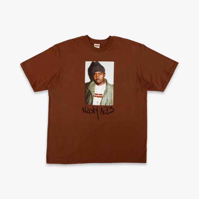 Supreme Tee 'Nasty Nas' Brown (FW17) - SOLE SERIOUSS (1)