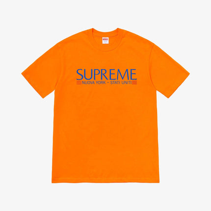 Supreme Tee 'Nuova York' Orange (FW20) - SOLE SERIOUSS (1)