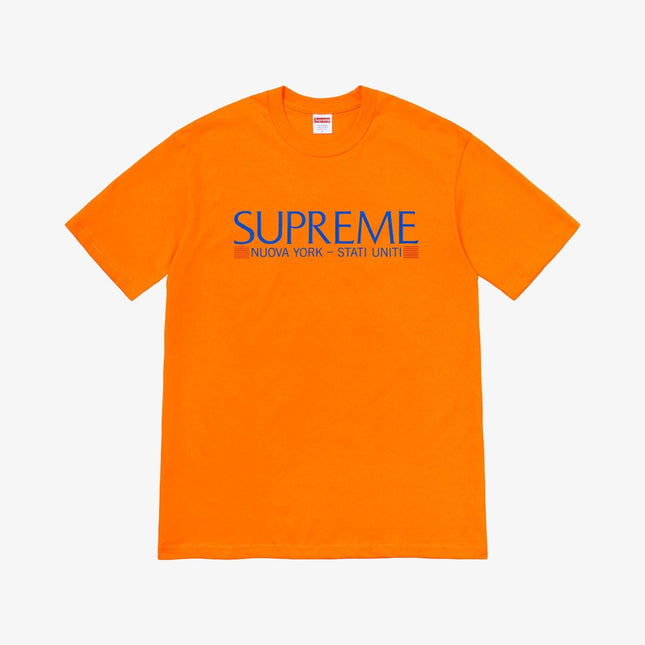 Supreme Tee 'Nuova York' Orange (FW20) - SOLE SERIOUSS (1)