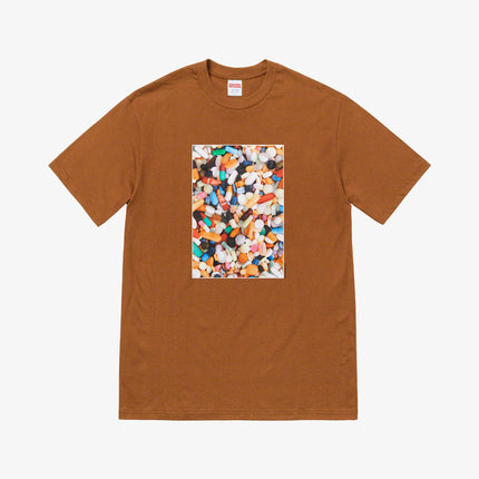 Supreme Tee 'Pills' Brown (FW20) - SOLE SERIOUSS (1)