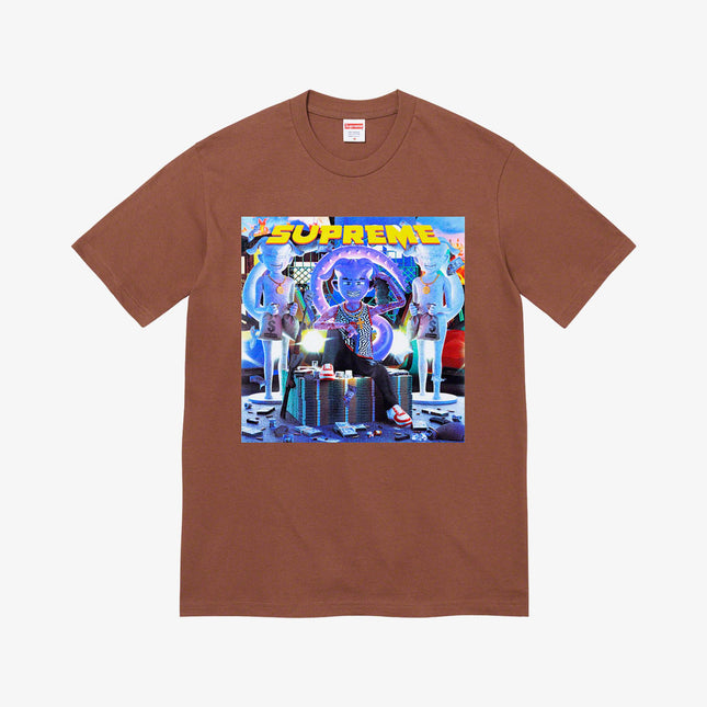 Supreme Tee 'Richest' Brown (FW21) - SOLE SERIOUSS (1)