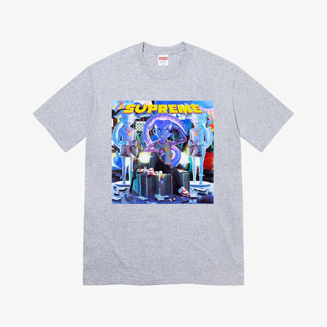 Supreme Tee 'Richest' Heather Grey (FW21) - SOLE SERIOUSS (1)