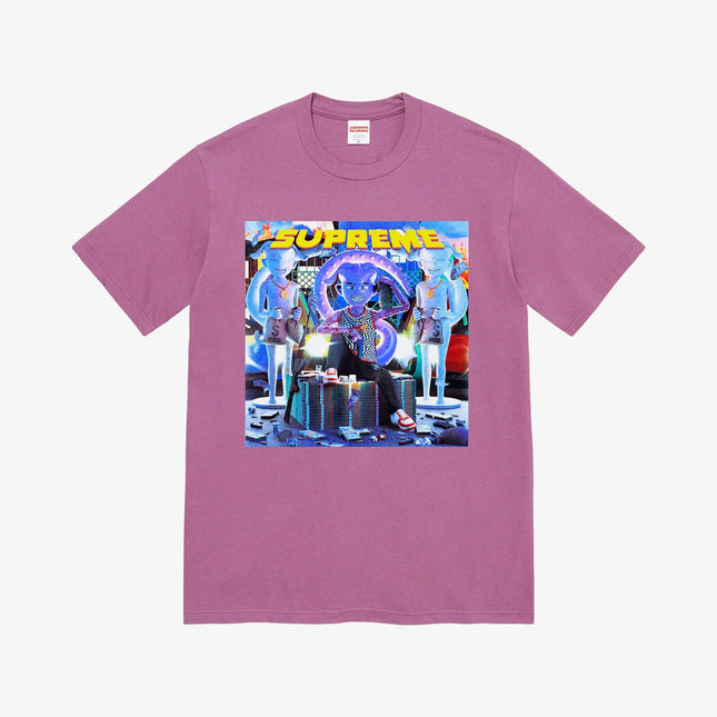 Supreme Tee 'Richest' Plum (FW21) - SOLE SERIOUSS (1)