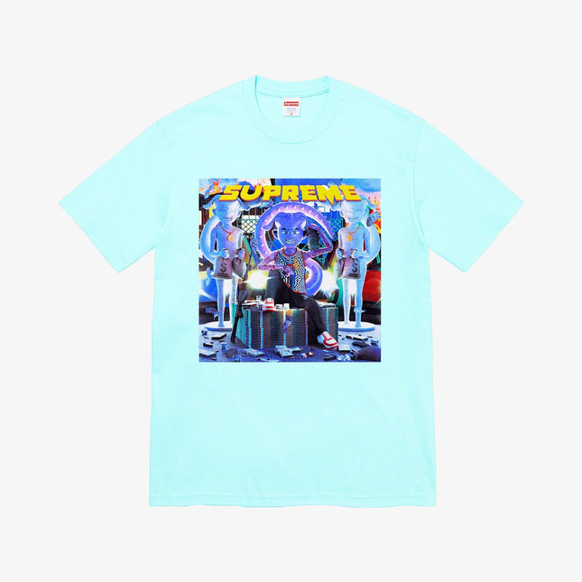 Supreme Tee 'Richest' Turquoise (FW21) - SOLE SERIOUSS (1)