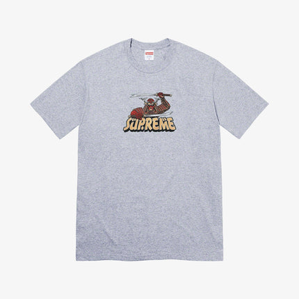 Supreme Tee 'Samurai' Heather Grey (FW21) - SOLE SERIOUSS (1)