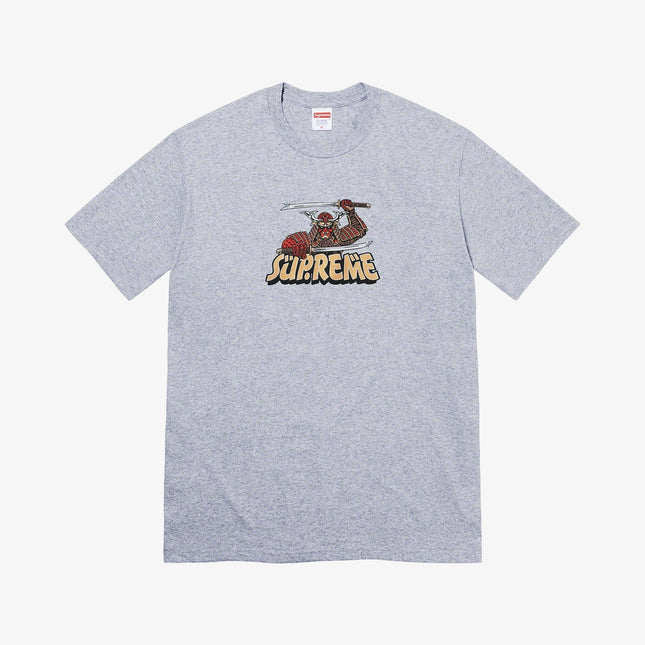 Supreme Tee 'Samurai' Heather Grey (FW21) - SOLE SERIOUSS (1)