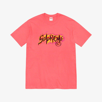 Supreme Tee 'Scratch' Bright Coral FW20 - SOLE SERIOUSS (1)