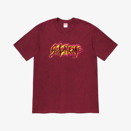 Supreme Tee 'Scratch' Burgundy (FW20) - SOLE SERIOUSS (1)