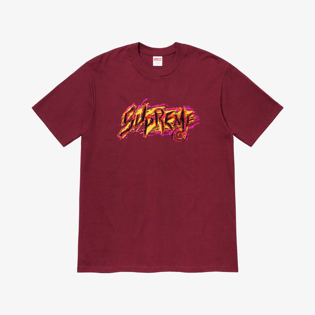 Supreme Tee 'Scratch' Burgundy (FW20) - SOLE SERIOUSS (1)