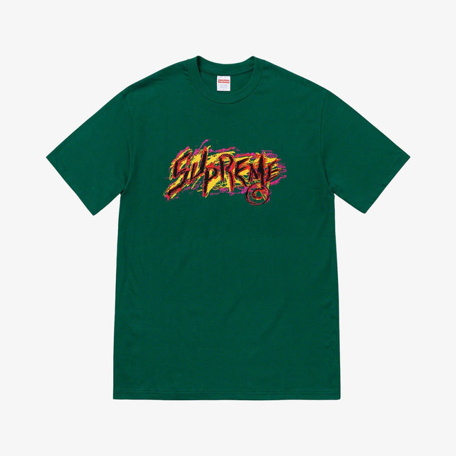 Supreme Tee 'Scratch' Dark Green (FW20) - SOLE SERIOUSS (1)