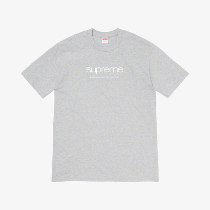 Supreme Tee 'Shop' Heather Grey (SS20) - SOLE SERIOUSS (1)