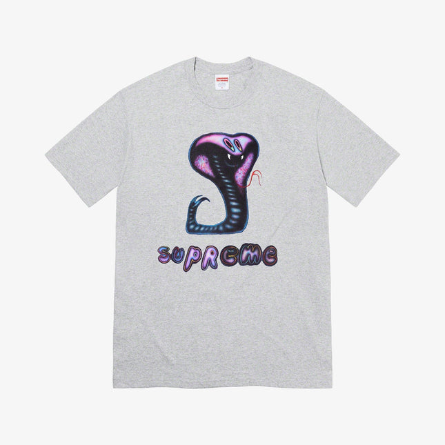 Supreme Tee 'Snake' Heather Grey (SS21) - SOLE SERIOUSS (1)