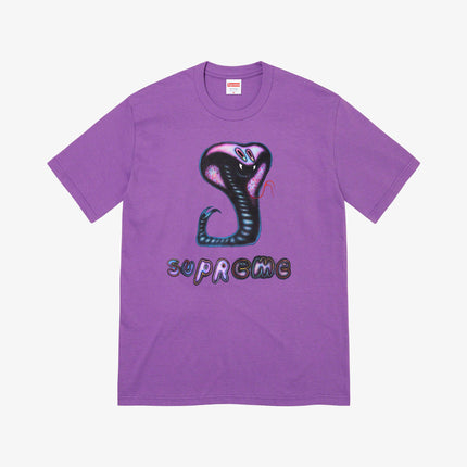 Supreme Tee 'Snake' Purple (SS21) - SOLE SERIOUSS (1)