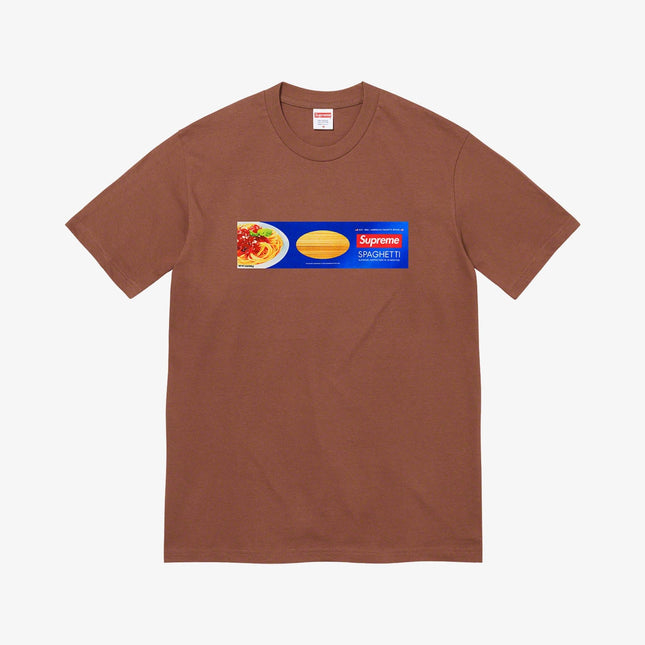 Supreme Tee 'Spaghetti' Brown (FW21) - SOLE SERIOUSS (1)