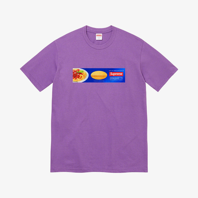 Supreme Tee 'Spaghetti' Purple (FW21) - SOLE SERIOUSS (1)