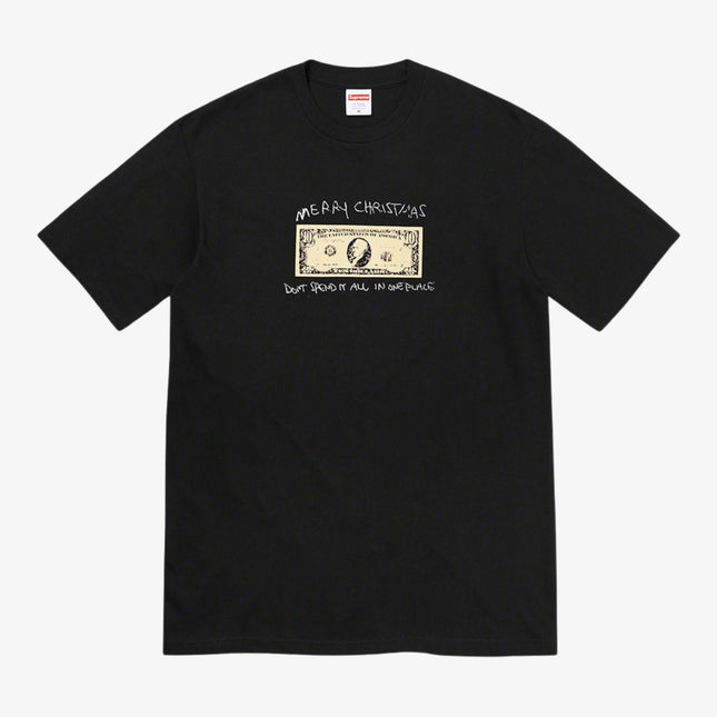 Supreme Tee 'Spend It' Black (FW21) - SOLE SERIOUSS (1)