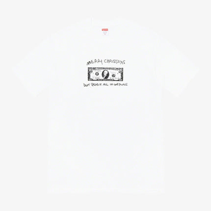 Supreme Tee 'Spend It' White (FW21) - SOLE SERIOUSS (1)