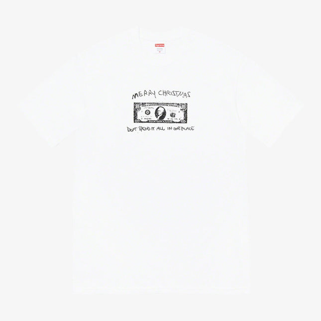 Supreme Tee 'Spend It' White (FW21) - SOLE SERIOUSS (1)