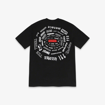 Supreme Tee 'Spiral' Black (SS21) - SOLE SERIOUSS (1)