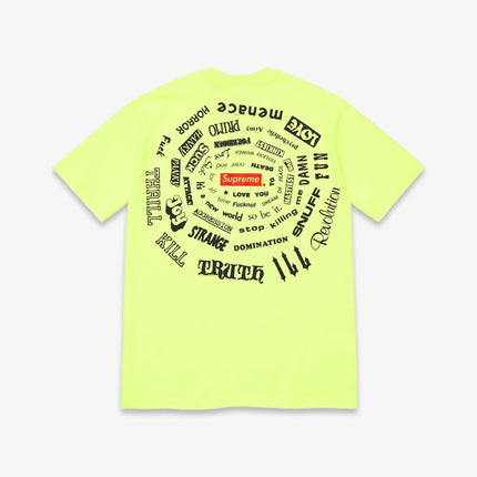 Supreme Tee 'Spiral' Bright Yellow SS21 - SOLE SERIOUSS (1)