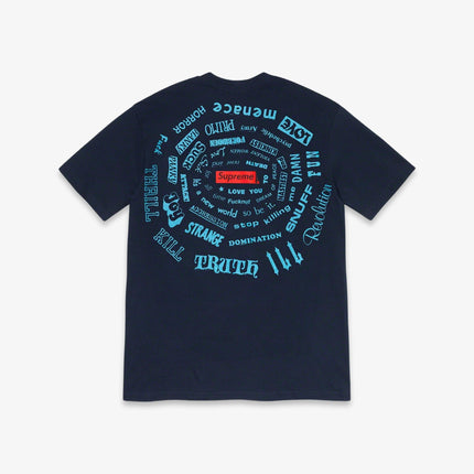 Supreme Tee 'Spiral' Navy (SS21) - SOLE SERIOUSS (1)