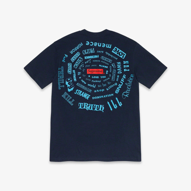 Supreme Tee 'Spiral' Navy (SS21) - SOLE SERIOUSS (1)