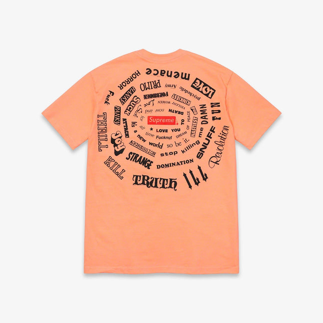 Supreme Tee 'Spiral' Peach (SS21) - SOLE SERIOUSS (1)