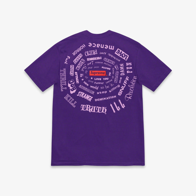 Supreme Tee 'Spiral' Purple (SS21) - SOLE SERIOUSS (1)