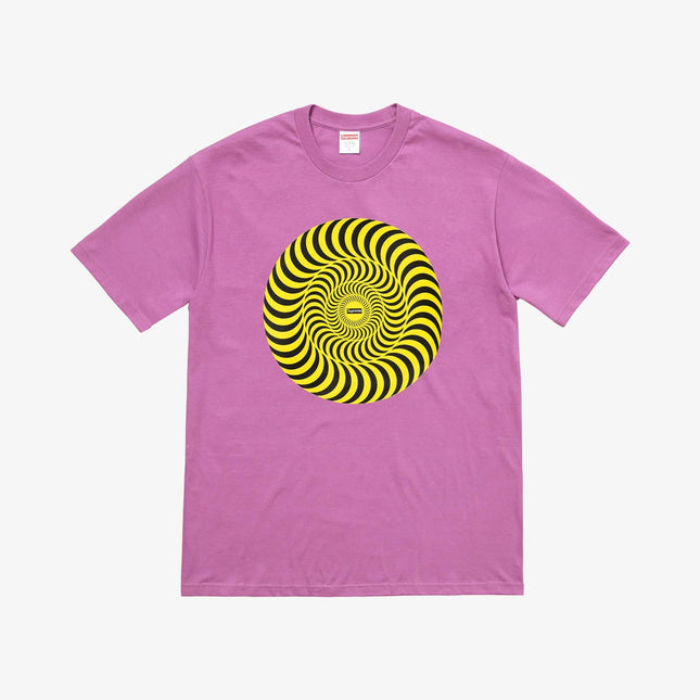 Supreme Tee 'Spitfire Classis Swirl' Light Purple (SS18) - SOLE SERIOUSS (1)