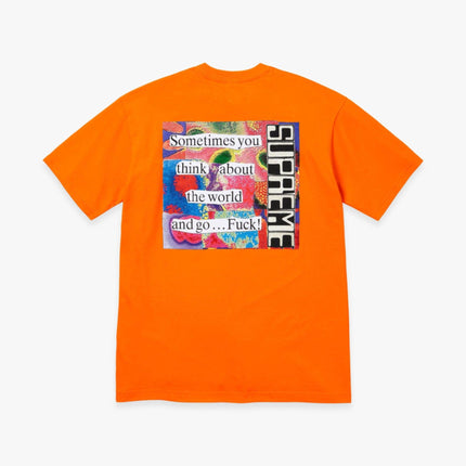 Supreme Tee 'Static' Orange (FW23) - SOLE SERIOUSS (2)