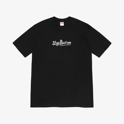 Supreme Tee 'Stay Positive' Black (FW20) - SOLE SERIOUSS (1)