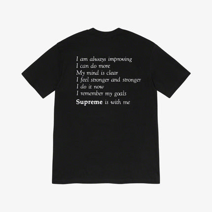 Supreme Tee 'Stay Positive' Black (FW20) - SOLE SERIOUSS (2)