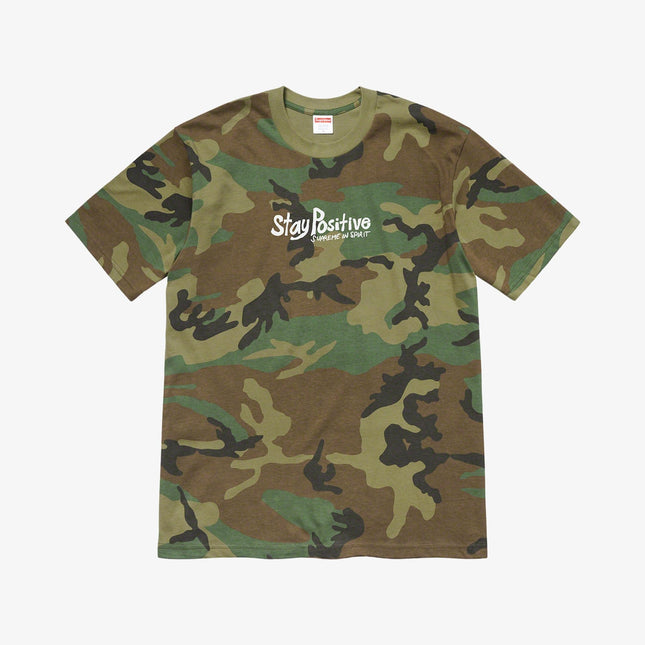 Supreme Tee 'Stay Positive' Camo (FW20) - SOLE SERIOUSS (1)