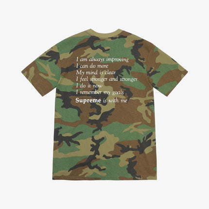 Supreme Tee 'Stay Positive' Camo FW20 - SOLE SERIOUSS (2)