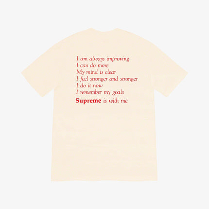 Supreme Tee 'Stay Positive' Natural FW20 - SOLE SERIOUSS (1)