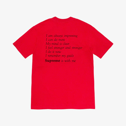 Supreme Tee 'Stay Positive' Red (FW20) - SOLE SERIOUSS (2)