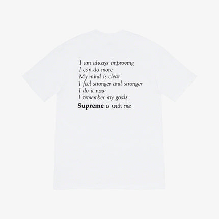 Supreme Tee 'Stay Positive' White (FW20) - SOLE SERIOUSS (2)