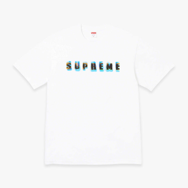 Supreme Tee 'Stencil' White (FW23) - SOLE SERIOUSS (1)